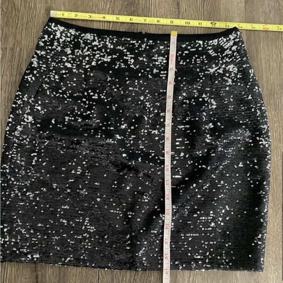J. Crew Mini Skirt In Black Sequins - Picture 3 of 5